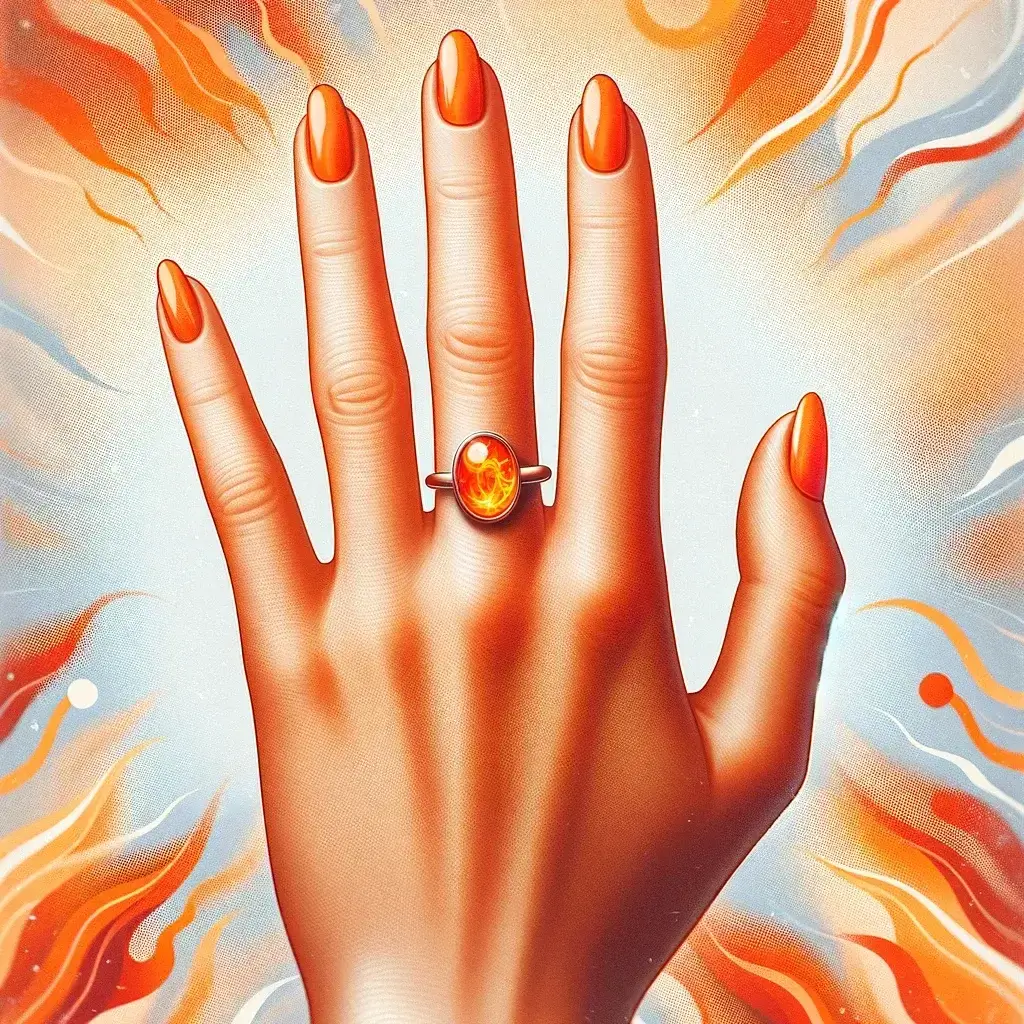 Light Orange Mood Ring Meaning