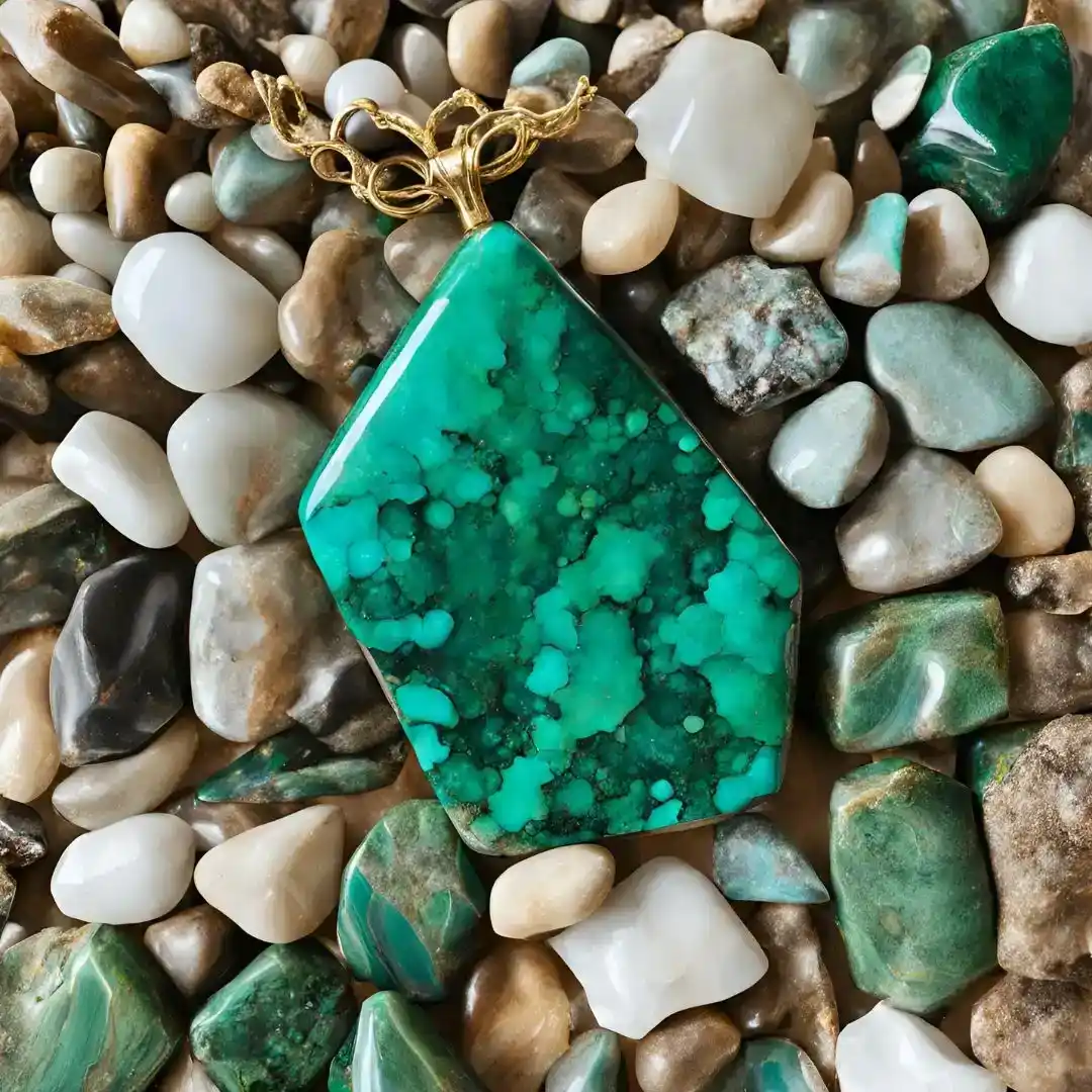 Chrysocolla With Malachite