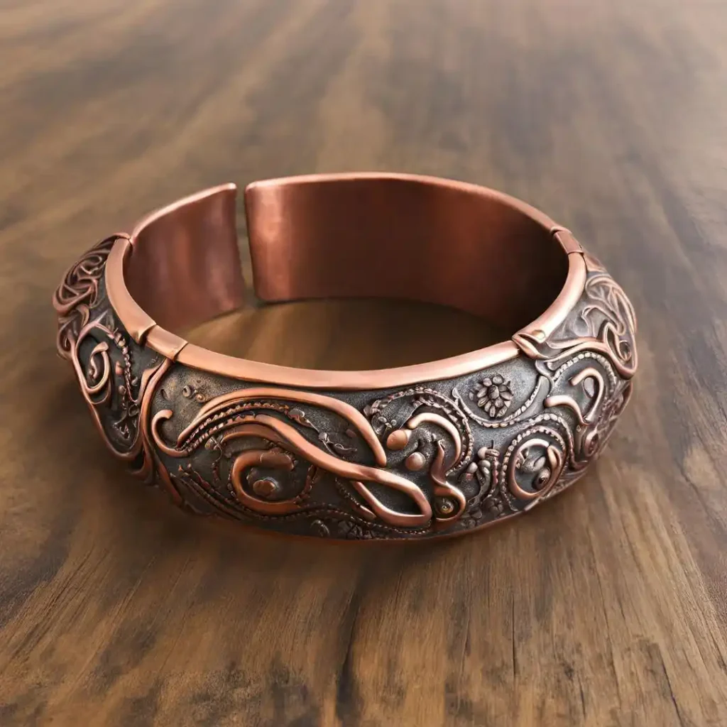 copper bracelet left or right wrist