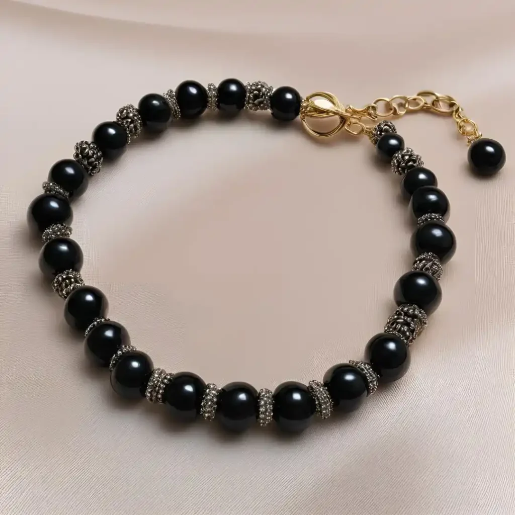 benefits of wearing black beads bracelet