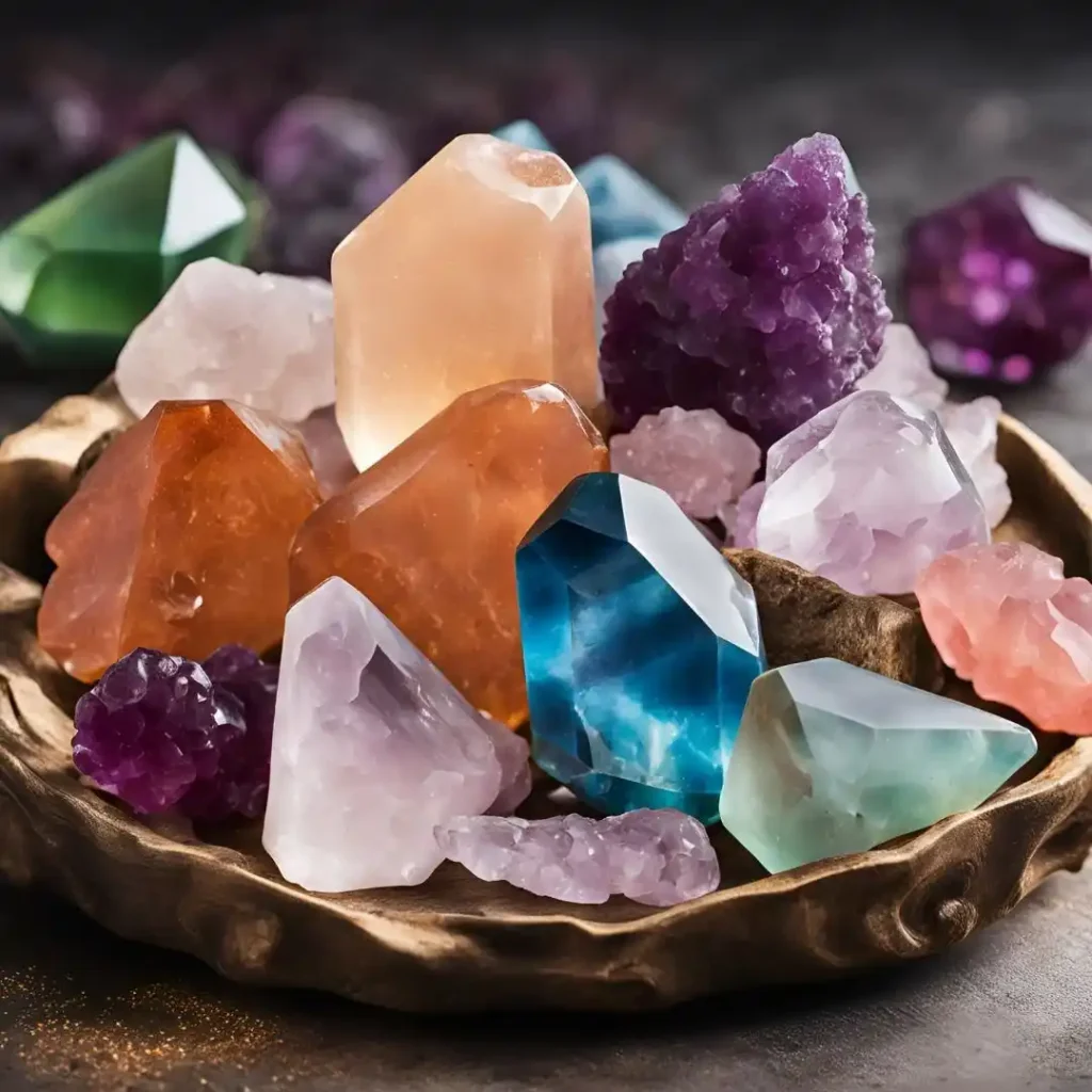 Crystals for good health and luck and prosperity