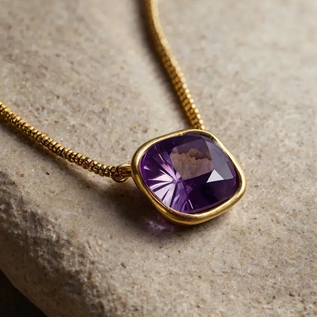 Amethyst necklace