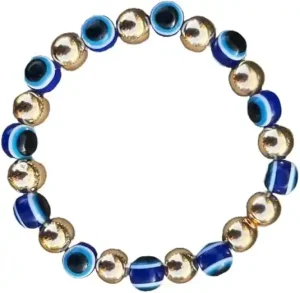 Natural Evil Eye with Gold Hematite