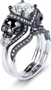 Twist Skull Rings